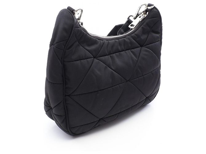 Borsa a tracolla Prada TESSUTO QUILTING Nero - vista 2