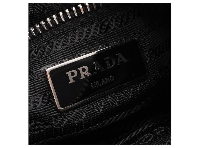 Borsa a tracolla Prada TESSUTO QUILTING Nero - vista 4