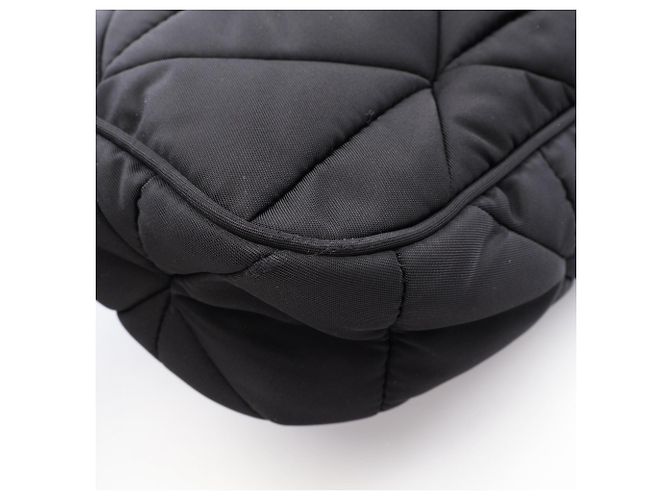Borsa a tracolla Prada TESSUTO QUILTING Nero - vista 7