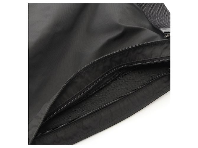 Borsa a tracolla in pelle Saffiano nera Prada Nero - vista 5