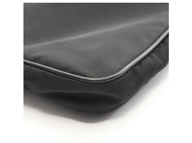 Borsa a tracolla in pelle Saffiano nera Prada Nero - vista 7
