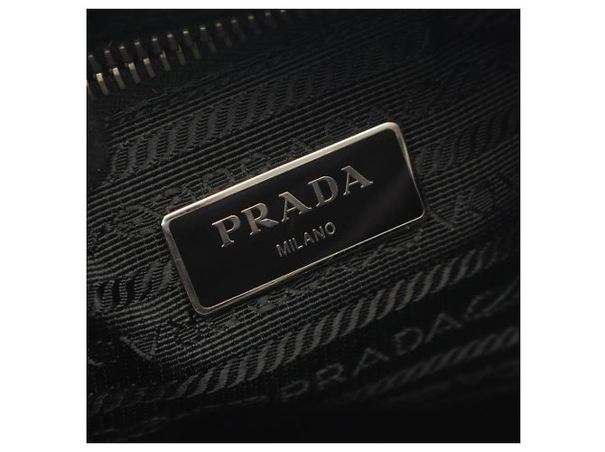 Borsa a tracolla in pelle Saffiano Prada Nero - vista 4