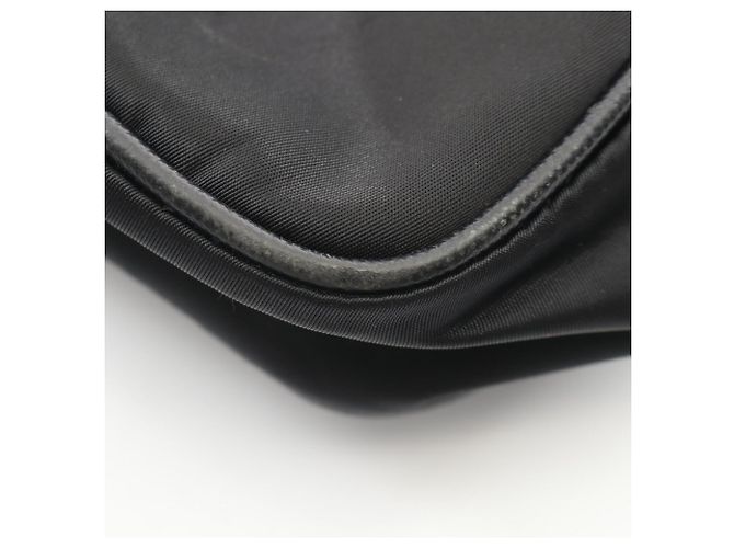Borsa a tracolla in pelle Saffiano Prada Nero - vista 6