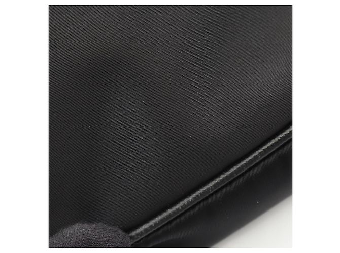 Borsa a tracolla in pelle Saffiano Prada Nero - vista 8