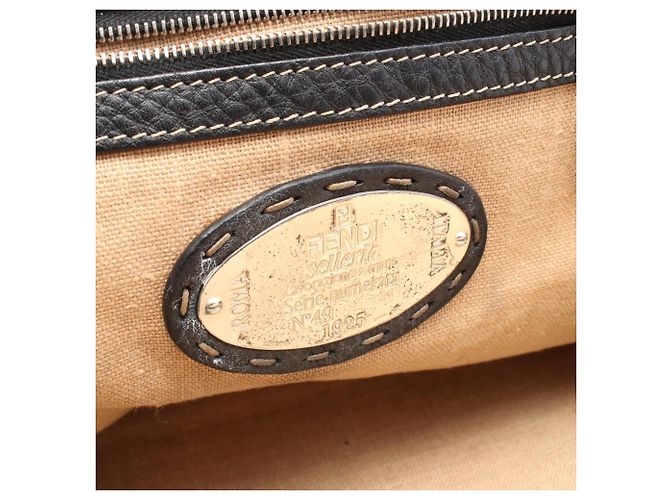 Borsa Fendi Selleria Doctor's Bag Nero - vista 4