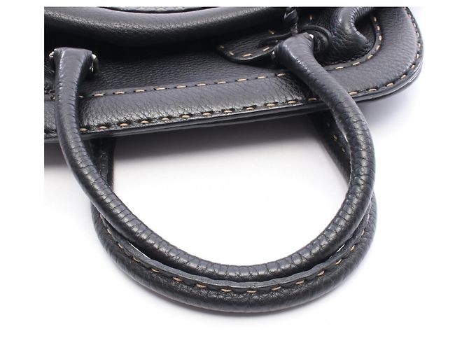 Borsa Fendi Selleria Doctor's Bag Nero - vista 6