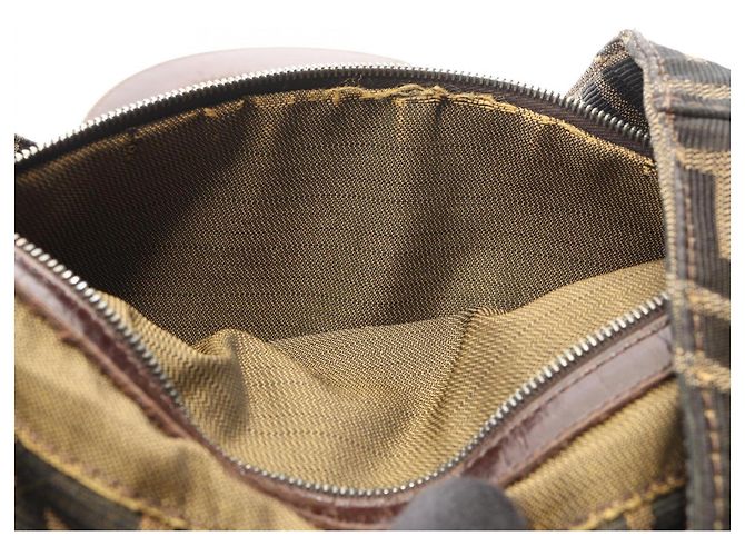Borsa Tote Fendi Zucca marrone - vista 10