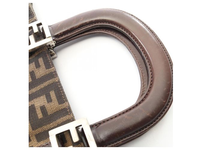 Borsa Tote Fendi Zucca marrone - vista 8