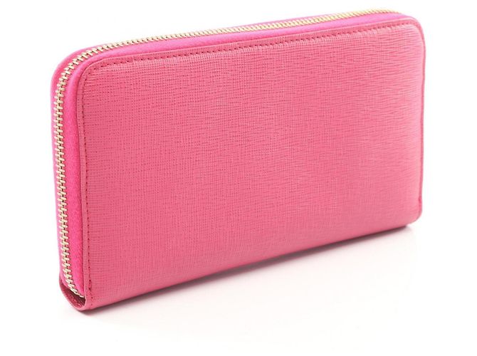 Fendi By The Way Runder langer Geldbeutel Pink - Ansicht 2