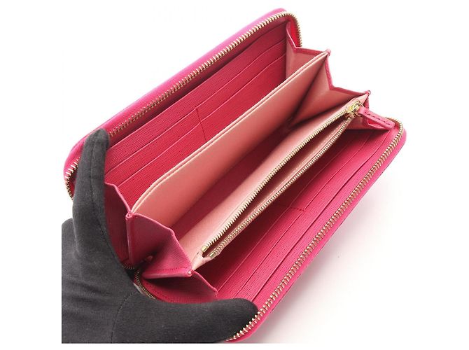 Fendi By The Way Runder langer Geldbeutel Pink - Ansicht 3