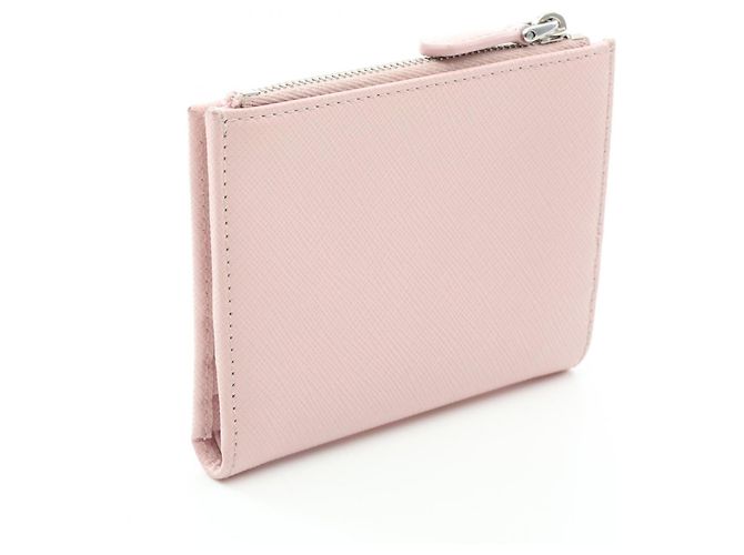 Prada Saffiano Triang Bi-Fold Wallet Pink - Ansicht 2
