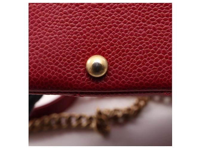 Chanel Red Matelassé Top Handle Handtasche Rot - Ansicht 11