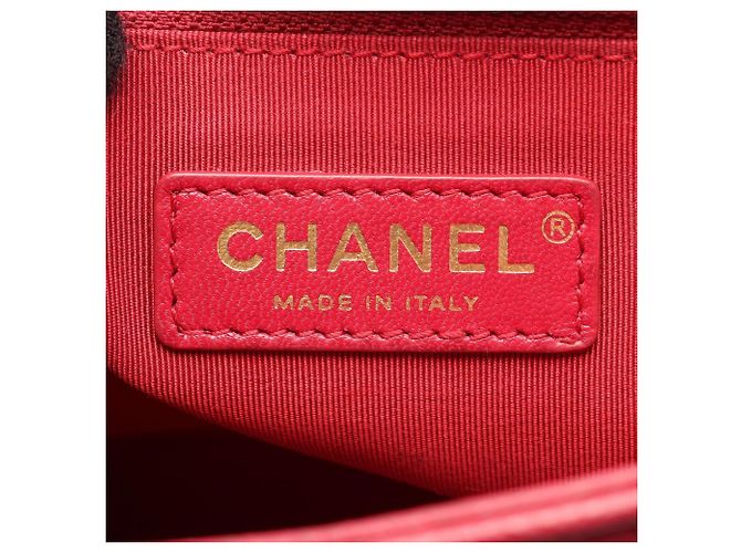 Chanel Red Matelassé Top Handle Handtasche Rot - Ansicht 4
