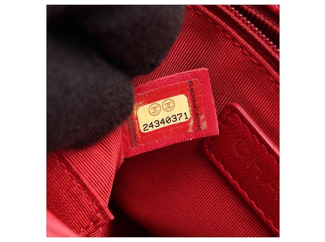 Chanel Red Matelassé Top Handle Handtasche Rot - Ansicht 5