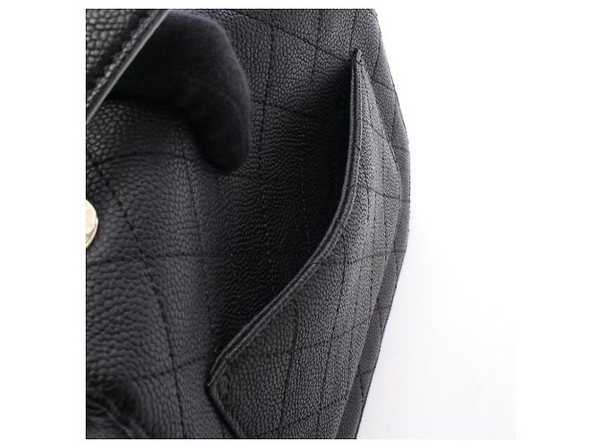 Borsa a tracolla Chanel Matelassé Half Coco Nero - vista 6