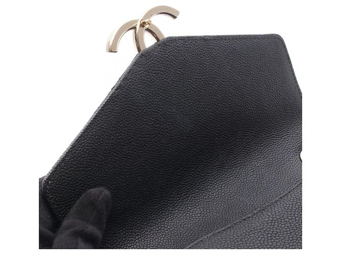 Borsa a tracolla Chanel Matelassé Half Coco Nero - vista 8