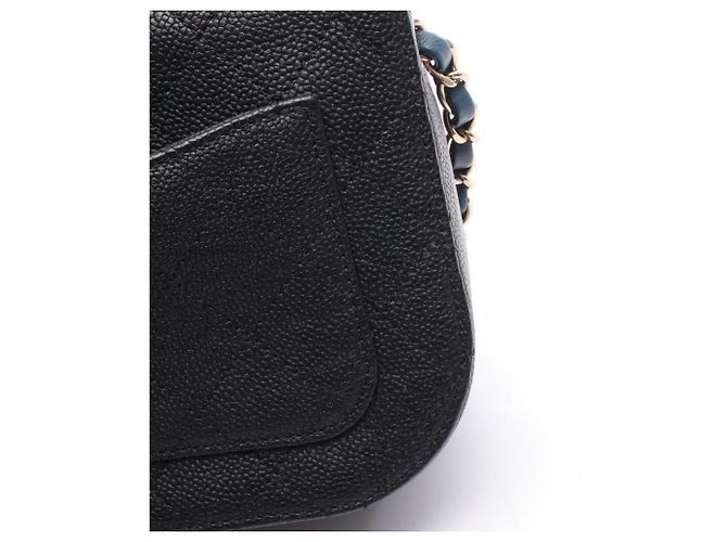 Borsa a tracolla Chanel Matelassé Half Coco Nero - vista 9