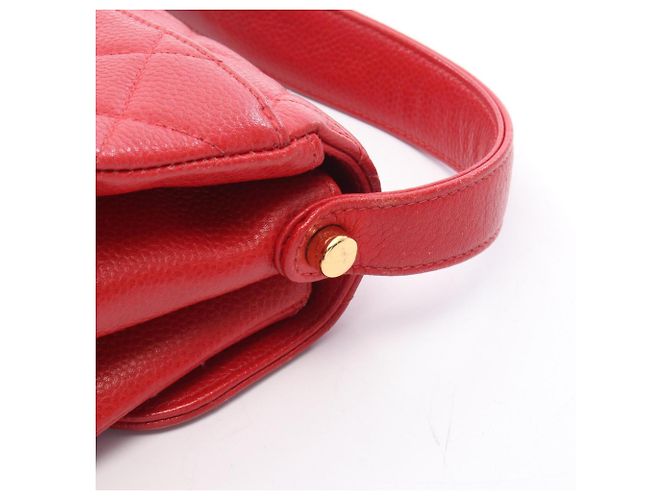 Borsa Matelassé Chanel in rosso - vista 11