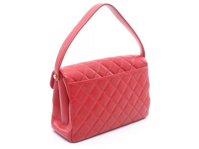Borsa Matelassé Chanel in rosso - vista 2