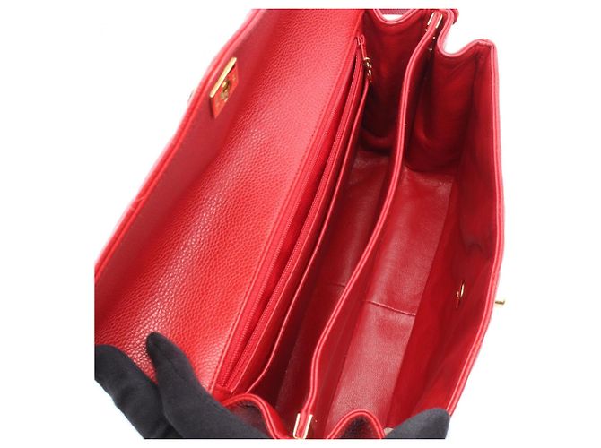 Borsa Matelassé Chanel in rosso - vista 3