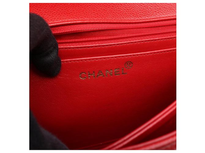 Borsa Matelassé Chanel in rosso - vista 4