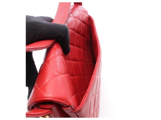 Borsa Matelassé Chanel in rosso - vista 8