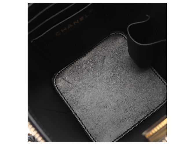 Vanity Bolso de Neceser Matelassé Chanel Negro - vista 6