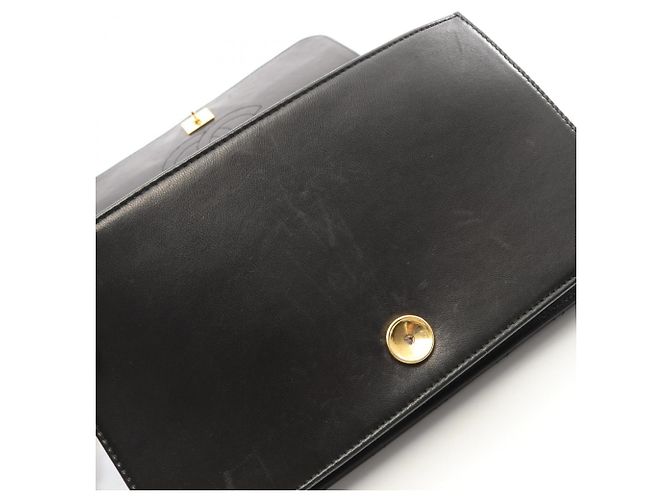 Borsa a tracolla Chanel Matelassé Full Flap Push-Lock Nero - vista 6