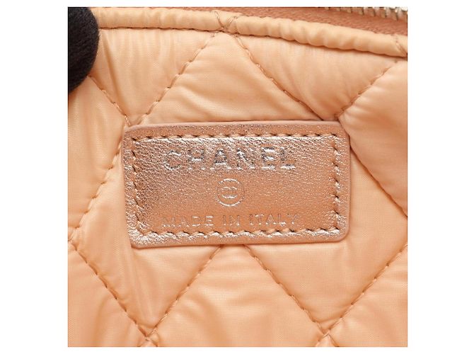 Borsa/Pochette Chanel Matelassé in rosa - vista 4
