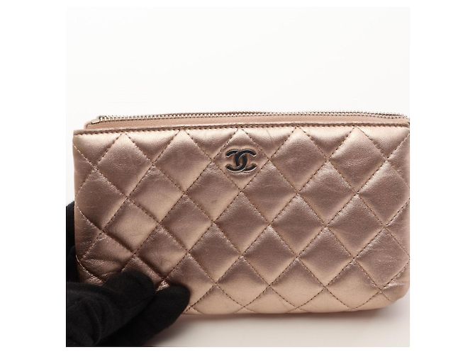 Borsa/Pochette Chanel Matelassé in rosa - vista 9