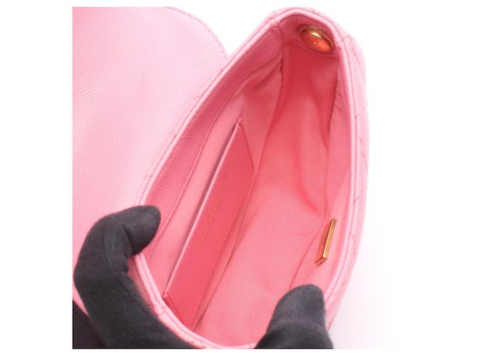 Borsa a tracolla mini messenger matelassé Chanel Rosa - vista 3
