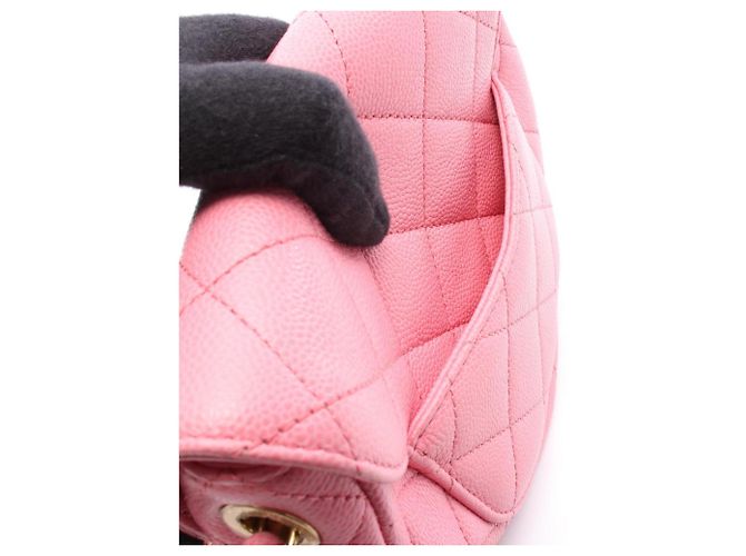 Borsa a tracolla mini messenger matelassé Chanel Rosa - vista 6