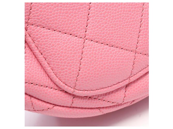 Borsa a tracolla mini messenger matelassé Chanel Rosa - vista 8