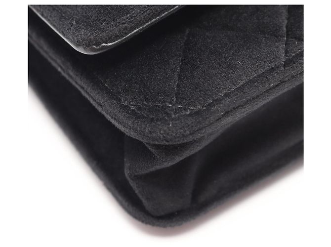 Borsa a Spalla Chanel Matelassé con Strass Nero - vista 12