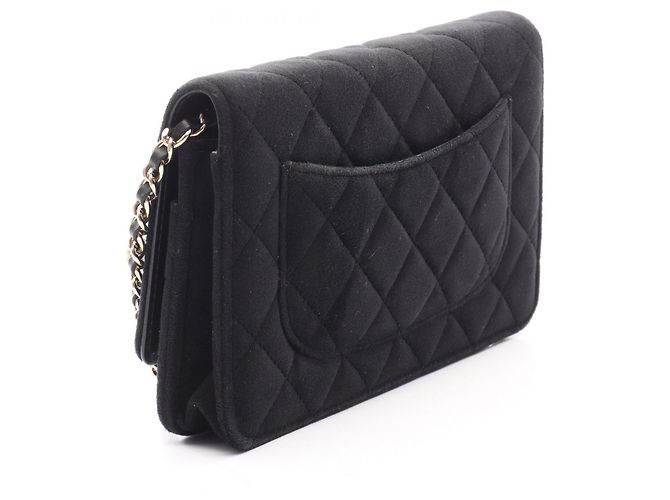Borsa a Spalla Chanel Matelassé con Strass Nero - vista 2