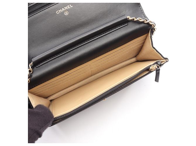 Borsa a Spalla Chanel Matelassé con Strass Nero - vista 3