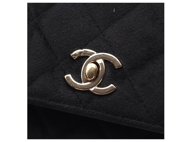 Borsa a Spalla Chanel Matelassé con Strass Nero - vista 8