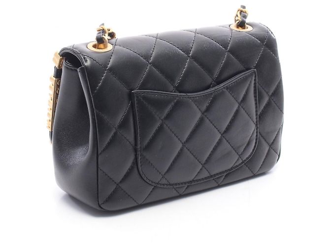 Timeless Chanel Mini Flap Handtasche Schwarz - Ansicht 2