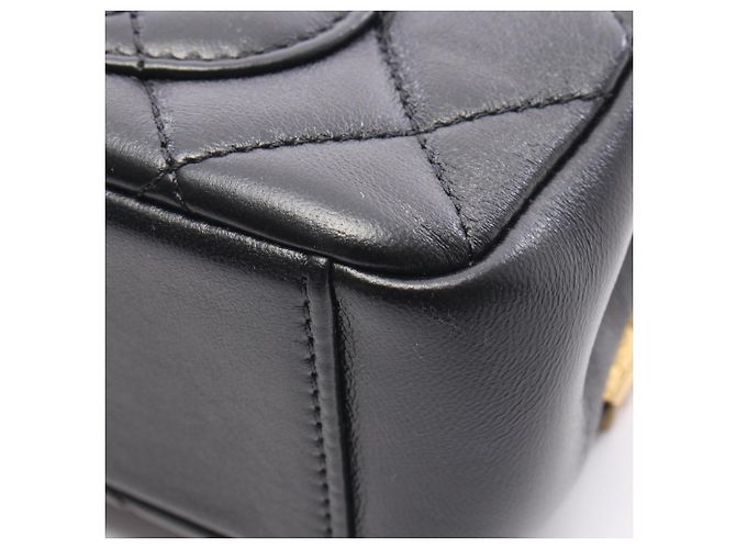 Timeless Chanel Mini Flap Handtasche Schwarz - Ansicht 7