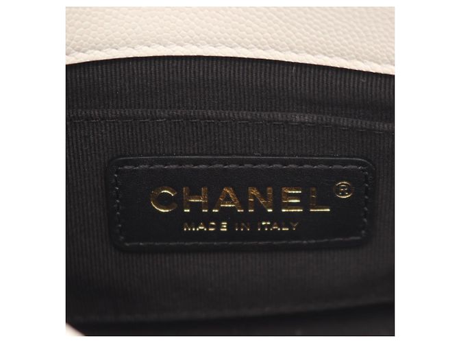 Timeless Borsa a Spalla Chanel Mini Matelassé Bianco - vista 4