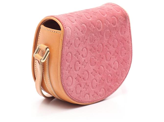 Céline Borsa a Spalla Celine C Macadam Rosa Beige - vista 2