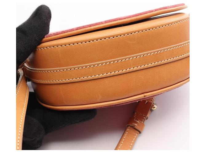 Céline Borsa a Spalla Celine C Macadam Rosa Beige - vista 6