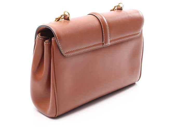 Céline Borsa a Spalla Celine Teen Soft 16 Marrone - vista 2