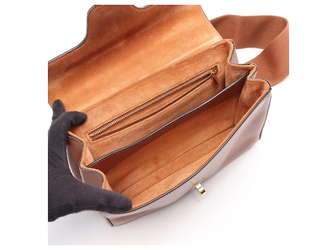 Céline Borsa a Spalla Celine Teen Soft 16 Marrone - vista 3