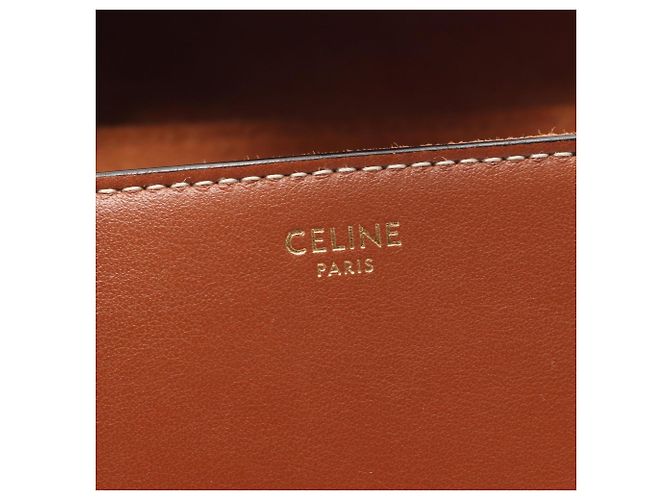 Céline Borsa a Spalla Celine Teen Soft 16 Marrone - vista 4