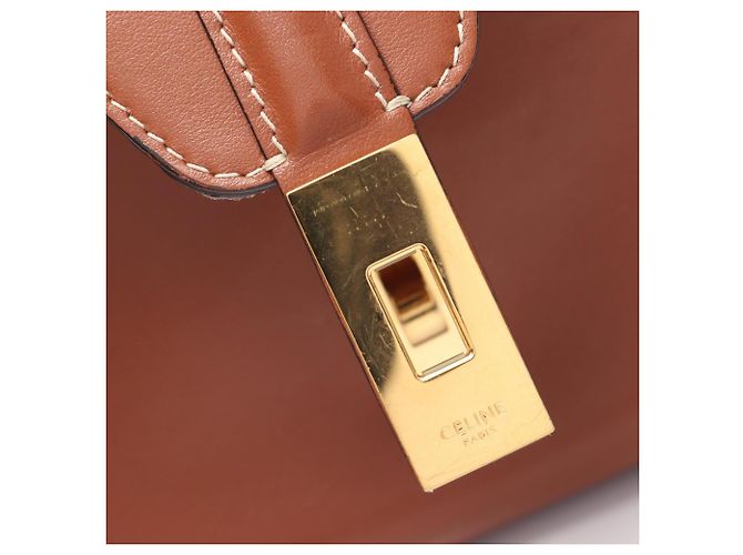Céline Borsa a Spalla Celine Teen Soft 16 Marrone - vista 7