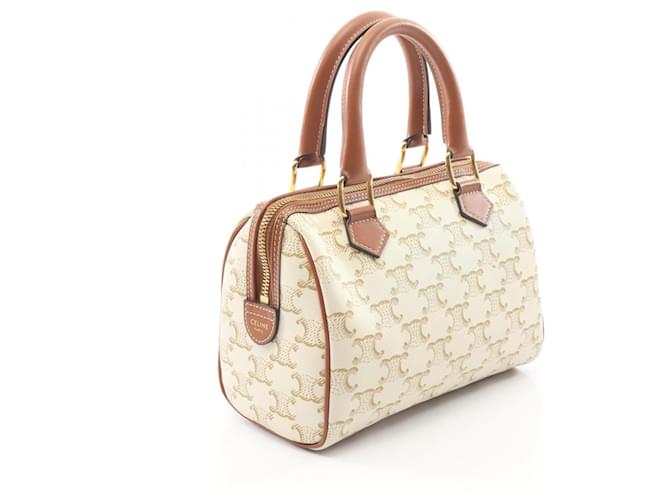 Céline Celine Triomphe 2-Way Handtasche Braun Roh - Ansicht 2