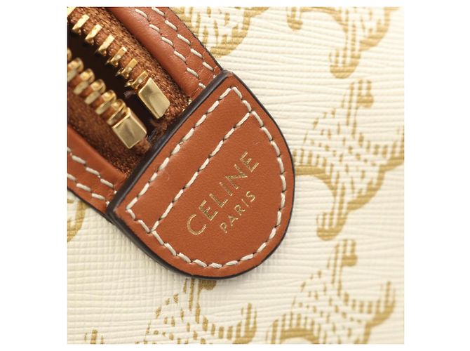 Céline Celine Triomphe 2-Way Handtasche Braun Roh - Ansicht 4