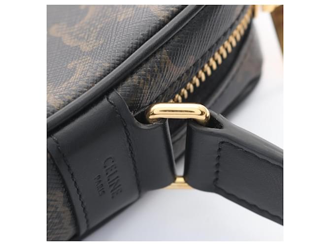 Céline Celine Triomphe Messenger Bag Medium Schwarz - Ansicht 8