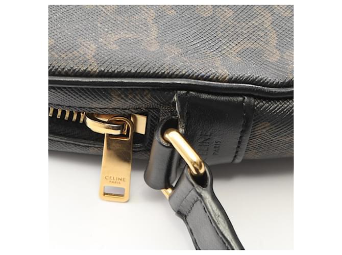 Céline Celine Triomphe Messenger Bag Medium Schwarz - Ansicht 7
